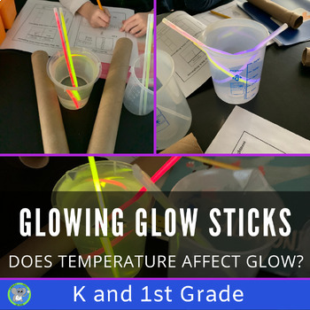 Preview of Glow Stick Light Experiment | Grade K 1 2  Chemical Reaction Science Activity