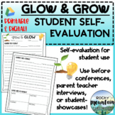 Glow and Grow - Goal Setting and Student Reflection Sheet