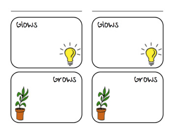 glows and grows clipart