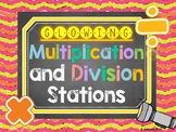 Glowing Math Stations: Multiplication and Division