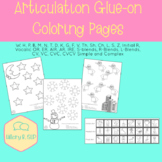 Glue-On Articulation Coloring Pages