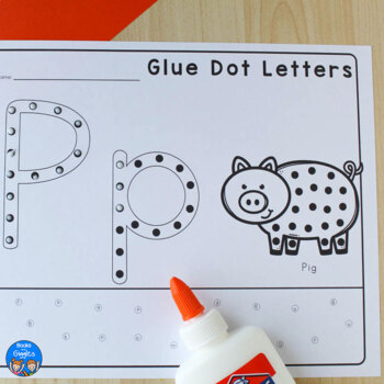 Glue Practice Alphabet Activity – Books and Giggles