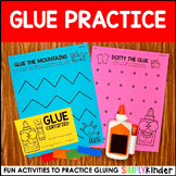 Glue Practice Worksheets & Activities, Fine Motor Practice
