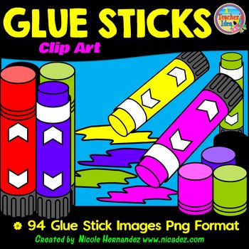 Gluestick Stencil for Classroom / Therapy Use - Great Gluestick Clipart