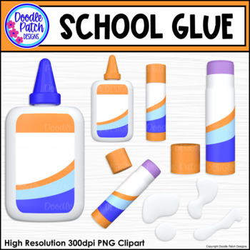 Glue Stick Clipart, Crafting Clip Art Class Classroom School