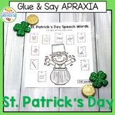 St. Patrick's Day Apraxia of Speech Glue & Say Speech Ther