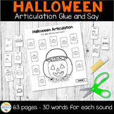 Glue and Say Articulation: Halloween