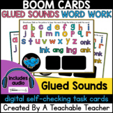Glued Sounds Boom Cards™️ | Glued Sounds Word Work Digital