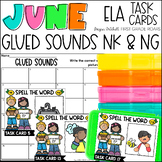 Glued Sounds NG & NK June Task Card Activity Centers, Scoo