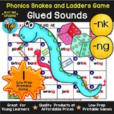 GLUED WELDED SOUNDS NG NK SNAKES & LADDERS GAME PHONICS 1S