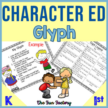 Preview of Character Education Glyph - Social Emotional Traits - Anti Bullying