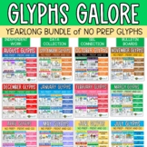 Glyphs Galore - A Yearlong Bundle of Glyphs - No Prep Activity