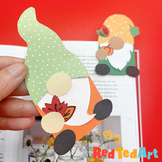 Gnome Bookmark Corners (incl Templates for Fall, Halloween