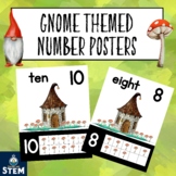 Gnome Classroom Decor Number Posters