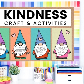 Preview of Kindness Activities Craft and Writing for Bulletin Board- Social Emotional