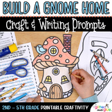 Gnome Home Craft, No Prep Writing Activity, Template for A