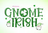 Gnome Irish : Procreate fonts, Digital font, otf, ttf, Qui