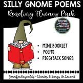 Gnome Reading Fluency Fun Booklet - Silly Poems and Piggyb