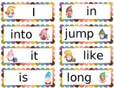 Gnome Themed Fry word wall first 100