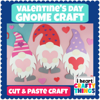 Gnome Valentine Craft by I Heart Crafty Things