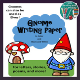 Gnome Writing Paper and Easel Activity