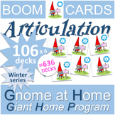 Gnome at Home - Boom Cards Home Program (for Articulation)