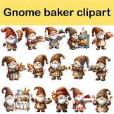 Gnome baker clipart