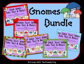 Preview of Gnomes Award Tags & Badges Bundle