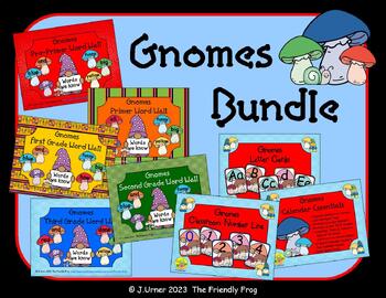 Preview of Gnomes Classroom Decor Bundle