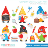 Gnomes Clipart, Back to School, Graduation, Teacher Gnome