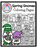Gnomes Coloring Pages Booklet - Spring and Easter Activity