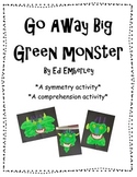 Go Away Big Green Monster {A Symmetry and Comprehension Activity}