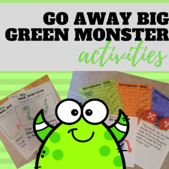 Preview of Go Away Big Green Monster Activities