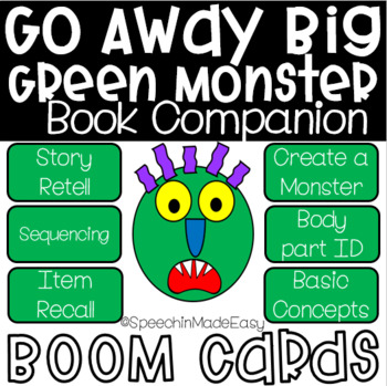 Preview of Go Away Big Green Monster Book Companion for Boom