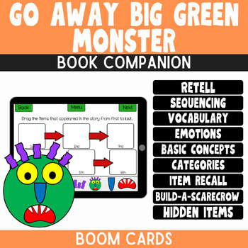 Preview of Go Away Big Green Monster Book Companion for Boom