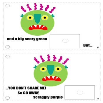 Go Away Big Green Monster adapted book by Easy Speak | TpT