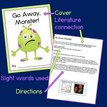 Paula's Primary Classroom: Go Away Big Green Monster