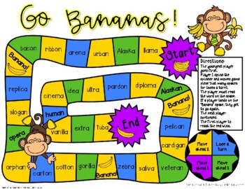 Go Bananas!, Board Game