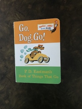 Go Dog Go Adapted Board Book By Adapted Materials Mania Tpt