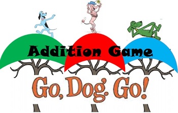 Preview of Go Dog Go Addition Game