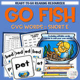 Go Fish with CVC Short e Words
