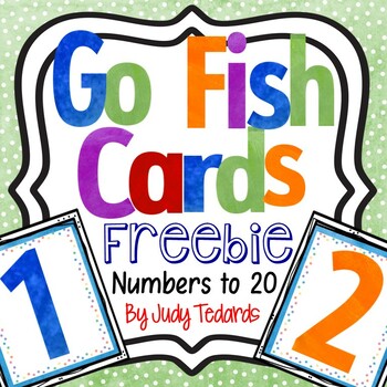 Preview of Go Fish Cards  (Numbers to 20 FREEBIE)