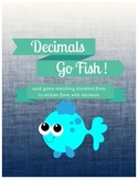 Decimals Go Fish Standard to Written Form {Common Core Aligned}