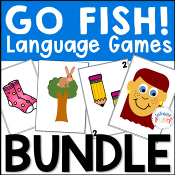 Preview of Go Fish Language Games Bundle