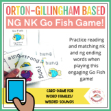 Go Fish -NG and -NK Word Family Games