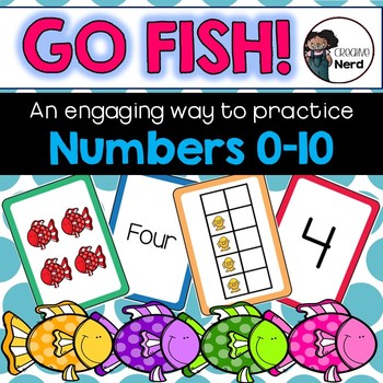 Preview of Go Fish! Multiple representation card game (Numbers 0 – 10)