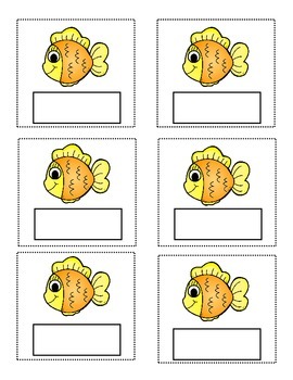 Go Fish Template by Chelsea McClain | TPT