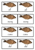 Go Fish! Year 1 Core List Fish Game - Literacy Centers