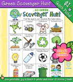 Go Green Scavenger Hunt - Earth Day & Conservation Activity