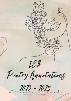Preview of Go, Lovely Rose by Waller Teaching Pack IEB Poetry 2023-2025